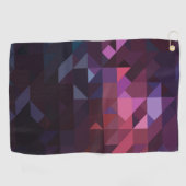 Serviette De Golf Triangles Vibrants (Horizontal)