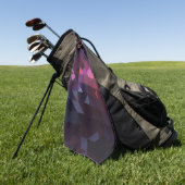 Serviette De Golf Triangles Vibrants (Vert)