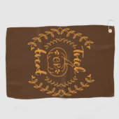 Serviette De Golf Tricoter ou traiter dans un cadre plante (Horizontal)