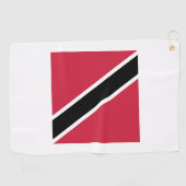 Serviette De Golf Trinidad and Tobago Flag Emblem (Horizontal)