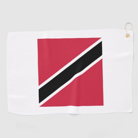 Serviette De Golf Trinidad and Tobago Flag Emblem (Horizontal)
