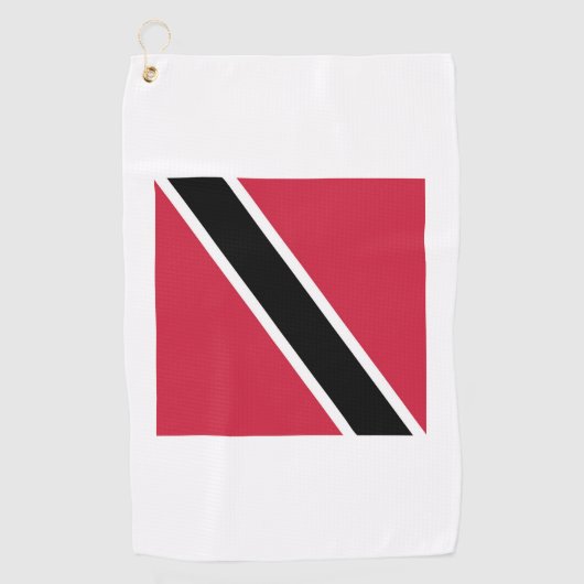 Serviette De Golf Trinidad and Tobago Flag Emblem (Devant)