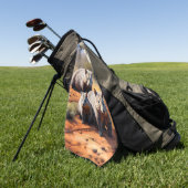 Serviette De Golf Trio Extérieur : Wombat Wanderers, (Vert)