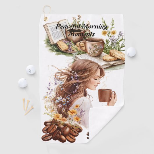Serviette De Golf Triptyque (En situation)