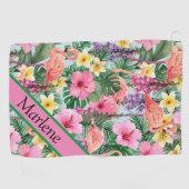 Serviette De Golf Tropical customisé (Horizontal)