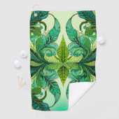 Serviette De Golf Tropical Floral (En situation)