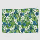 Serviette de golf tropicale florale (Horizontal)