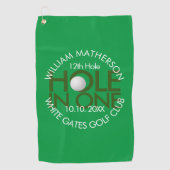 Serviette De Golf Trou en un amusement moderne (Devant)