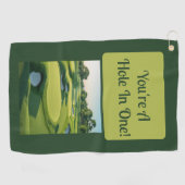 Serviette De Golf Trou en un coup (Horizontal)
