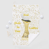 Serviette De Golf Trou en un golfeur (En situation)