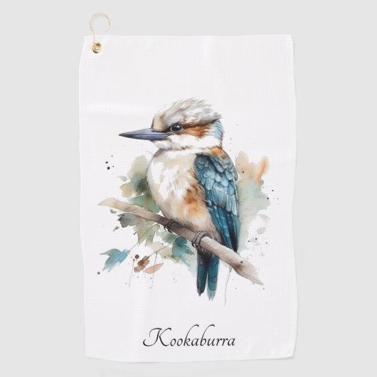 Serviette De Golf True Blue Kookaburra, personnalisé (Devant)