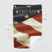 SERVIETTE DE GOLF TRUMP (En situation)