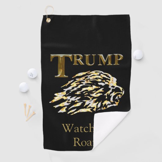 SERVIETTE DE GOLF TRUMP (En situation)