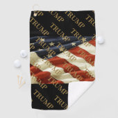 SERVIETTE DE GOLF TRUMP (En situation)