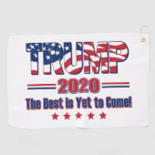 Serviette De Golf Trump 2020 Le meilleur est encore à venir (Horizontal)