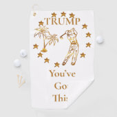 SERVIETTE DE GOLF TRUMP 2024 (En situation)