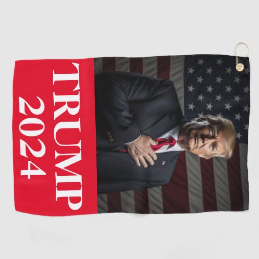 Serviette De Golf Trump 2024 (Horizontal)