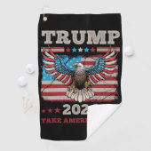 Serviette De Golf Trump 2024 (En situation)