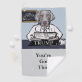 SERVIETTE DE GOLF TRUMP 2024 (En situation)