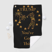 SERVIETTE DE GOLF TRUMP 2024 (En situation)