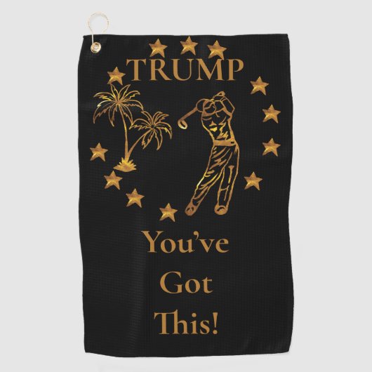 SERVIETTE DE GOLF TRUMP 2024 (Devant)