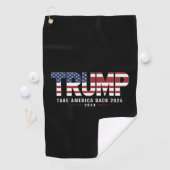 Serviette De Golf Trump 2024 Redonner l'Amérique aux cadeaux américa (En situation)
