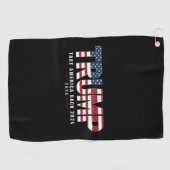Serviette De Golf Trump 2024 Redonner l'Amérique aux cadeaux américa (Horizontal)