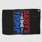 Serviette De Golf Trump 2024 Reprendre l'Amérique à la maison de pap (Horizontal)