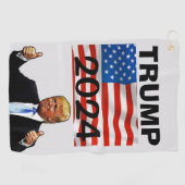 SERVIETTE DE GOLF TRUMP 2024 TOUR DE GOLF PATRIOTIQUE (Horizontal)
