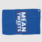 Serviette De Golf Trump 2024 Tweet Moyenne des élections (Horizontal)