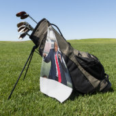 Serviette De Golf Trump Dance Funny (Vert)