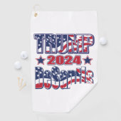 Serviette De Golf Trump et DeSantis 2024 (En situation)