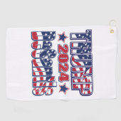 Serviette De Golf Trump et DeSantis 2024 (Horizontal)