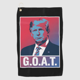 Serviette De Golf Trump GOAT Élection 2024 Républicain Vintage