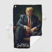 Serviette De Golf Trump Golf (En situation)