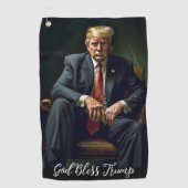 Serviette De Golf Trump Golf (Devant)