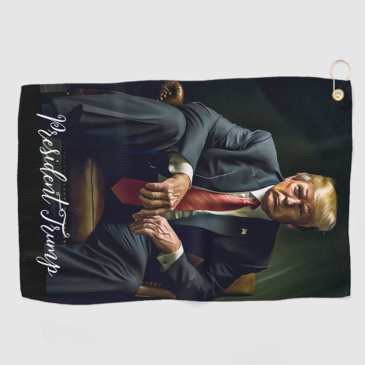 Serviette De Golf Trump Golf (Horizontal)