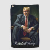 Serviette De Golf Trump Golf (Devant)