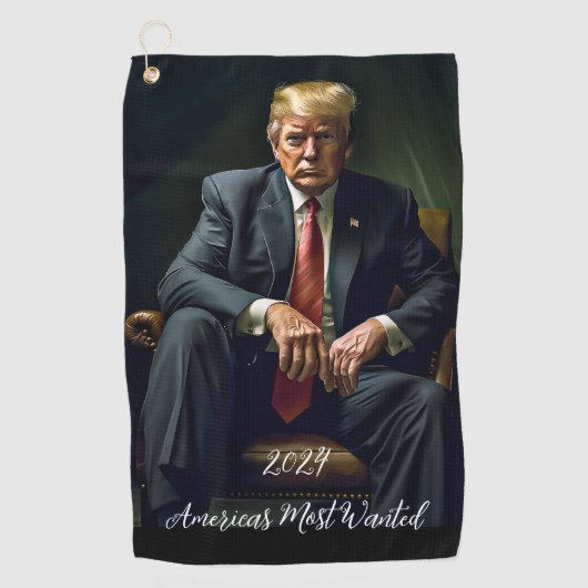 Serviette De Golf Trump Golf (Devant)