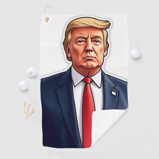 Serviette De Golf Trump Golf Towel (En situation)