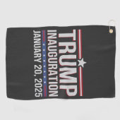 Serviette De Golf Trump inauguration Day January 2025 President (Horizontal)