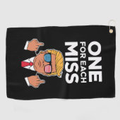 Serviette De Golf Trump Un Pour Chaque Miss (Horizontal)