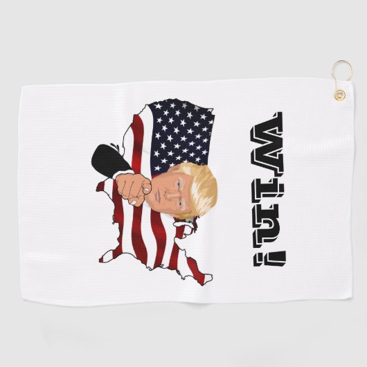 Serviette De Golf TRUMP Win! (Horizontal)