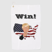 Serviette De Golf TRUMP Win! (Devant)