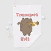 Serviette De Golf Trumpet Tribe Kawaii Cat Pink (En situation)