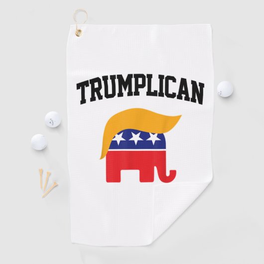 Serviette De Golf Trumplican Trump soutient (En situation)