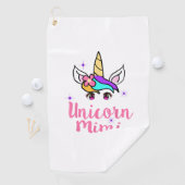 Serviette De Golf Tshirt Unicorn Mimi (En situation)