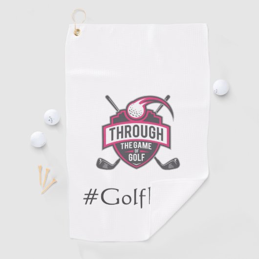 Serviette De Golf TTGOG Golf Towne (En situation)