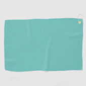 Serviette De Golf Turquoise léger #6BC388, demi-cuit (Horizontal)
