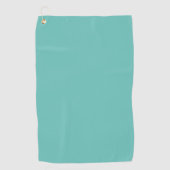 Serviette De Golf Turquoise léger #6BC388, demi-cuit (Devant)